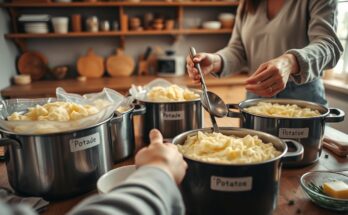 can you freeze mashed potatoes and reheat them