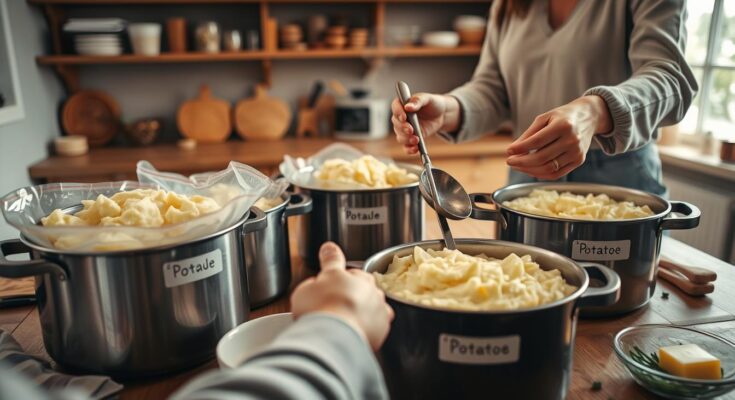 can you freeze mashed potatoes and reheat them
