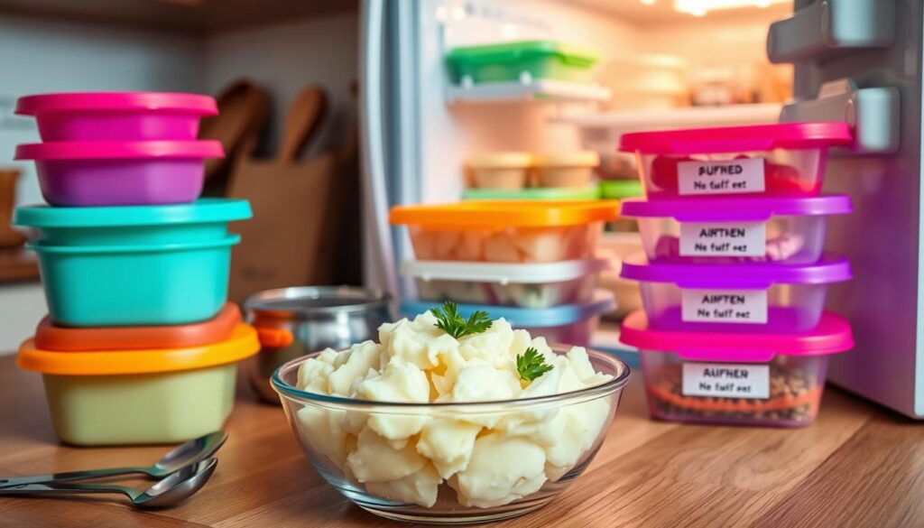 storing mashed potatoes