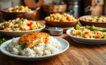 what can I make with chicken and rice for dinner