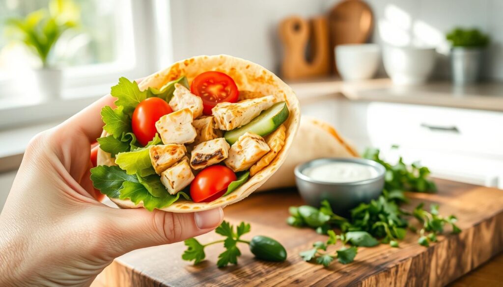 Mediterranean pita pockets