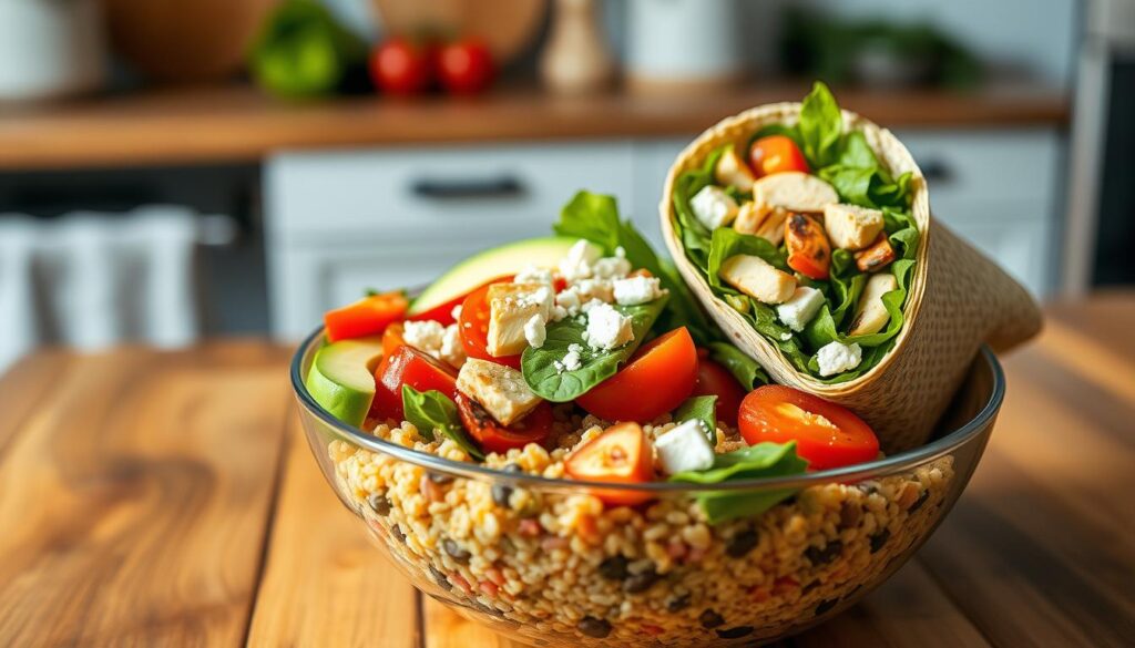 balanced lunch bowls