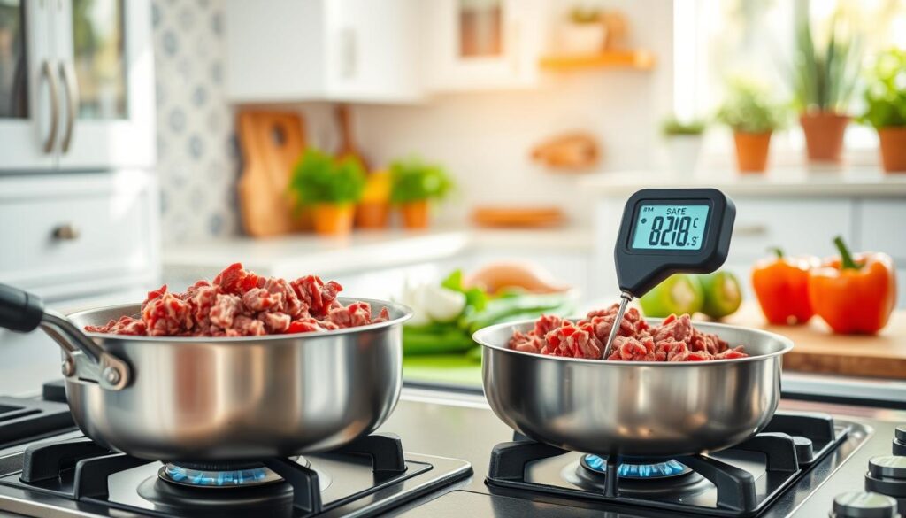 cooking ground beef safely